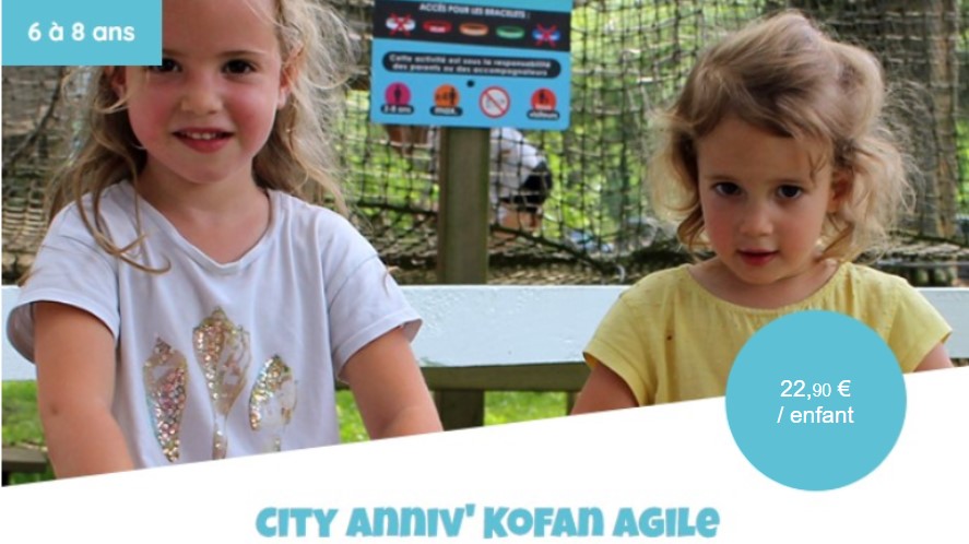 City Anniv' Kofan agile  ( pour 8 enfants )